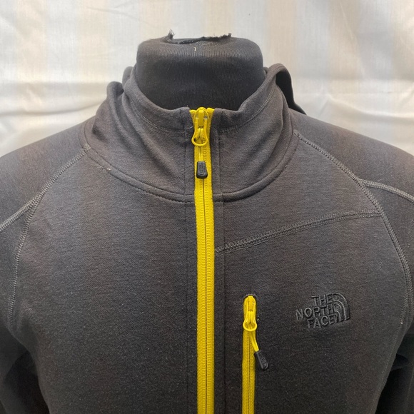 Men’s The North Face Jacket Size Large Grey/Yellow - Picture 2 of 5